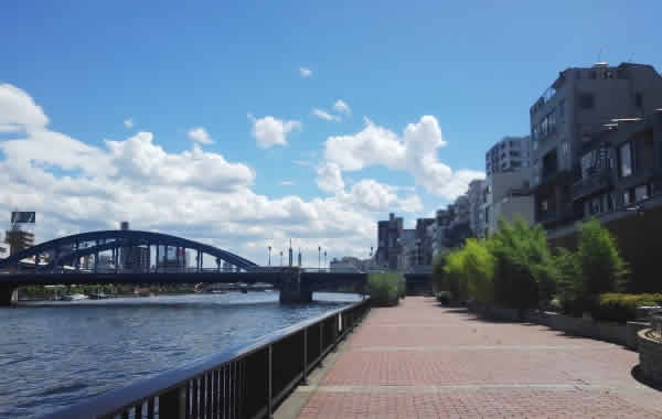 隅田川のお散歩コース