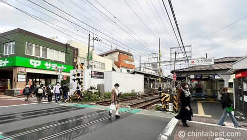 駅前（南久が原2丁目）の様子