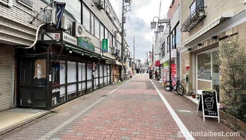 鵜の木駅付近。久が原駅前よりも、こちらの方が犯罪発生件数は若干低めです。